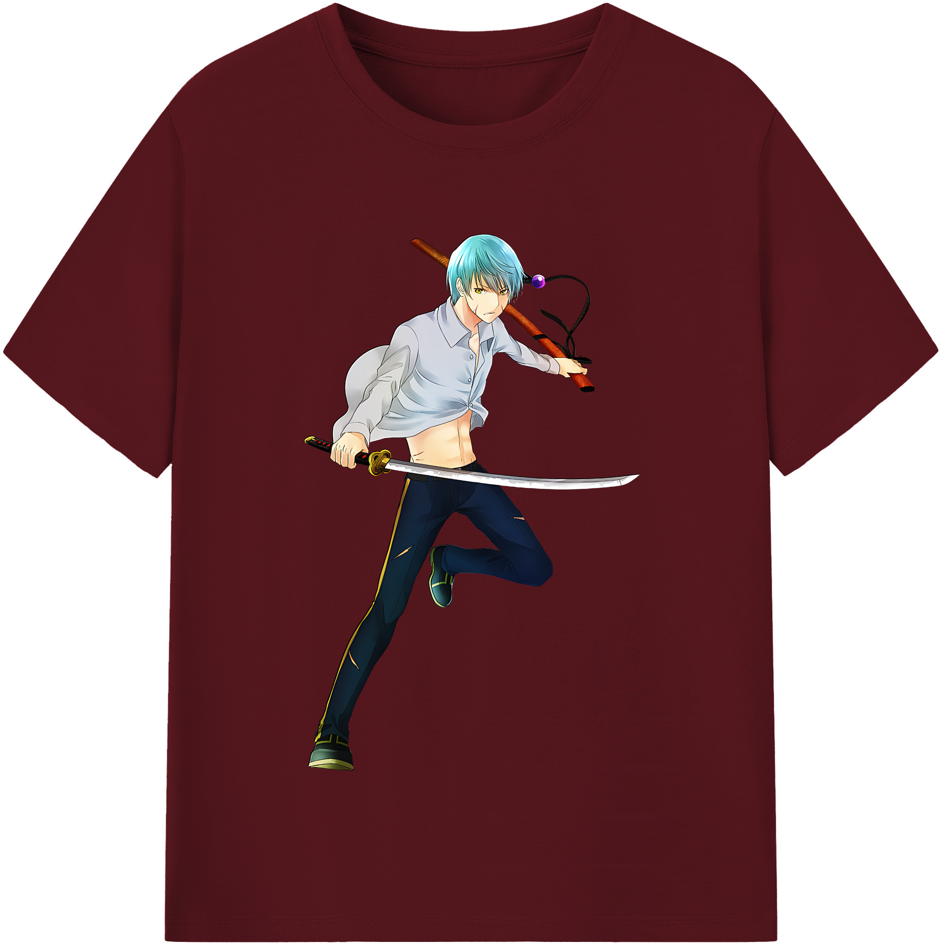 （画像用） 刀剣乱舞 Touken Ranbu 綿100％半袖Tシャツ（フロントプリント）
